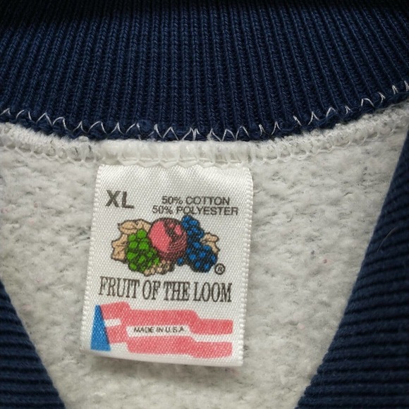 Fruit of the Loom Sweatshirt Gray XL Bears Granda Cottagecore Pullover Vintage - Picture 12 of 15